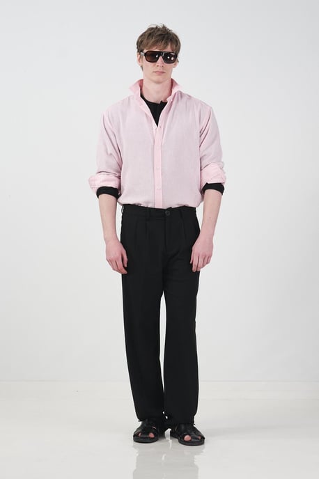 Oversized Lange Mouwen Knopshirt - Image 1