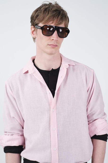 Oversized Lange Mouwen Knopshirt - Image 5