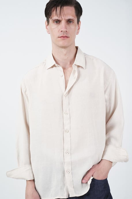 Overmaatse Lange Mouw Knopshirt - Image 2