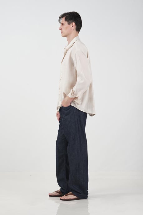 Overmaatse Lange Mouw Knopshirt - Image 3