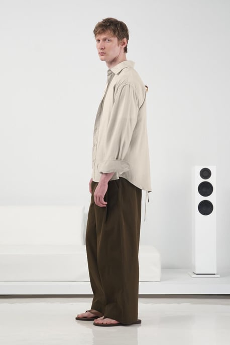 Overmaatse Lange Mouw Knopshirt - Image 5