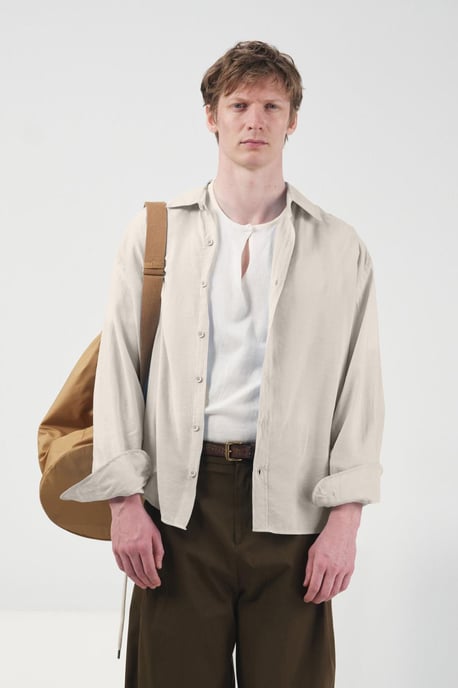 Overmaatse Lange Mouw Knopshirt - Image 6
