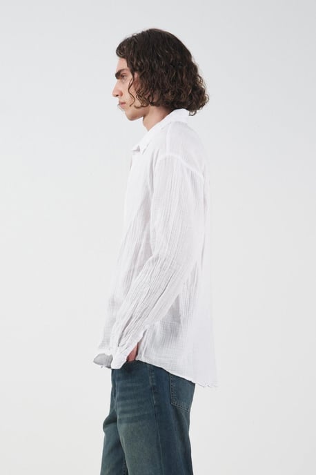 Relaxed Fit Gestructureerde Langarmshirt - Image 4