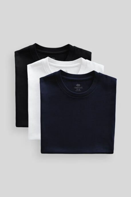 Comfort Fit Ronde Hals T-Shirt - Image 3