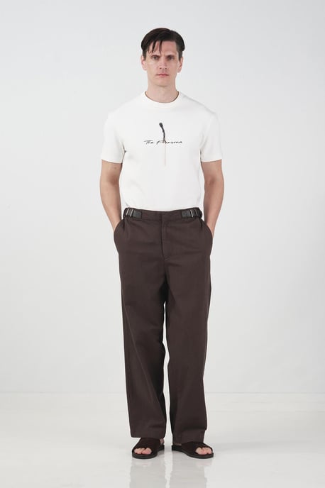 Brede Pijpen Broek met Ceintuur - Image 1