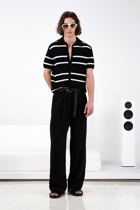 Brede Taille Pantalons met Plissé - Image 1