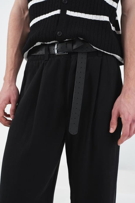 Brede Taille Pantalons met Plissé - Image 2