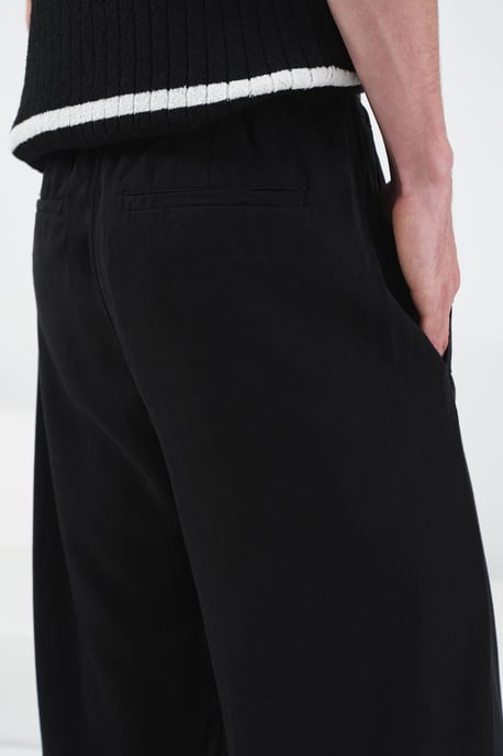 Brede Taille Pantalons met Plissé - Image 4