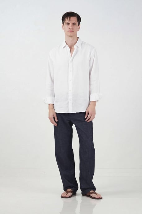 Overmatige Button-Up Shirt met Hemd Kraag - Image 1