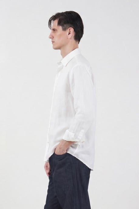 Overmatige Button-Up Shirt met Hemd Kraag - Image 3