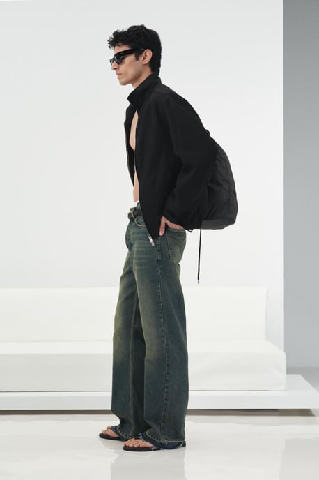 Tencel Linneskjorta med dragkedja - Image 3