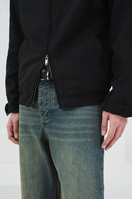 Tencel Linneskjorta med dragkedja - Image 5