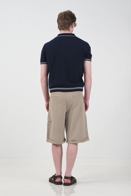 Hoge Taille Brede Pantalon Korte Broek met Zakken - Image 2