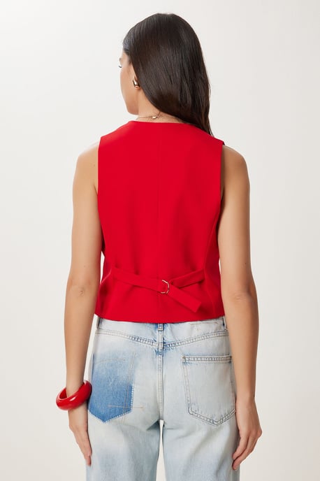 Crop Knop Vest - Image 3
