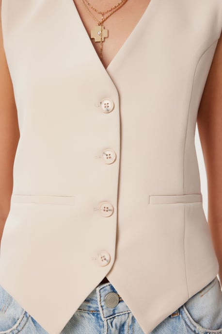 Crop Knop Vest - Image 5