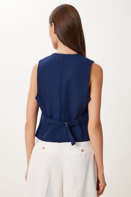 Crop Knop Vest - Image 4
