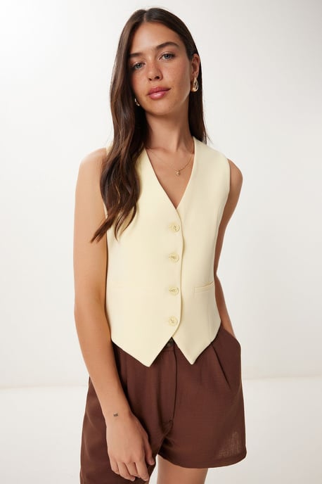Crop Knop Vest - Image 2