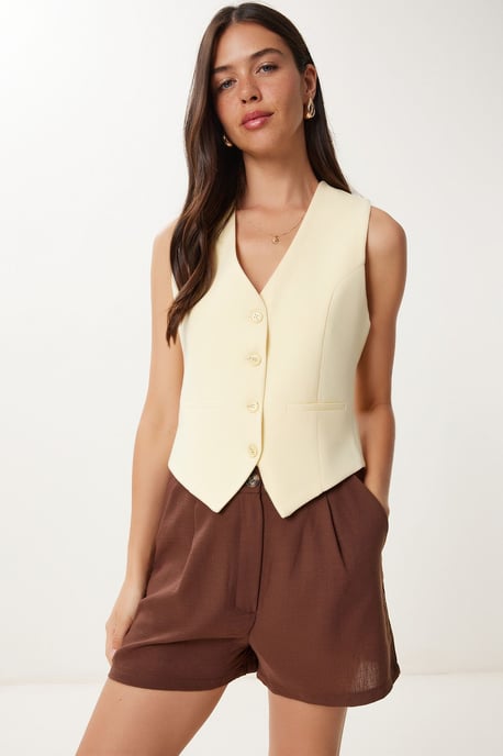 Crop Knop Vest - Image 3