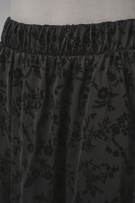 Floral High Waist Maxi Skirt - Image 5