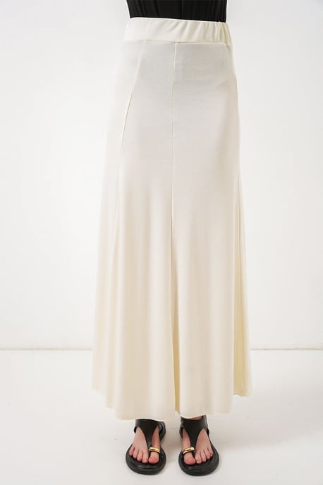 High Waist A-Line Maxi Skirt - Image 2