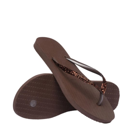 Havaianas Slim glitter ii dark brown teenslippers dames - Image 5