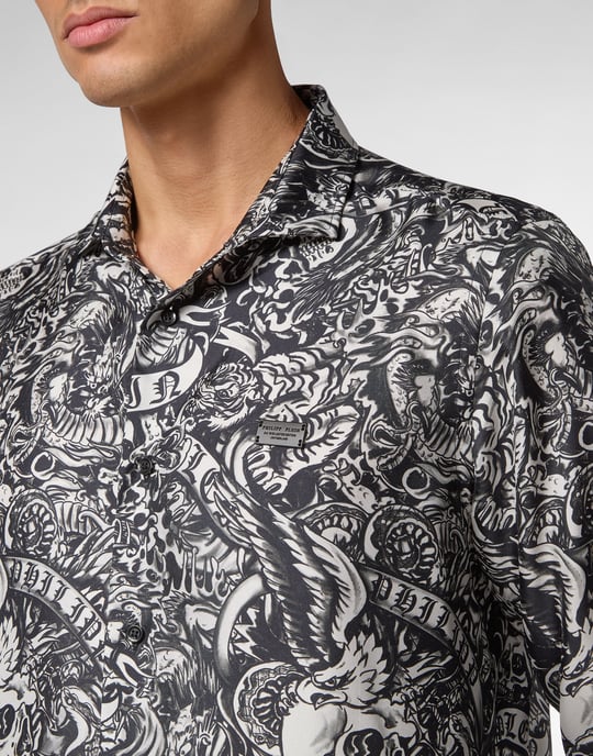 Overhemd Slim Fit Tattoo - Image 5