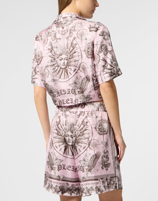 Cropped Bow Shirt Butterfly Tattoo Tattoo - Image 5