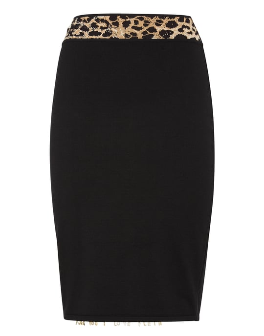 Gebreide Korte Rok Leopard - Image 1