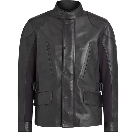 Belstaff Mailstrom Black Leather Motorcycle Jacket - Image 1