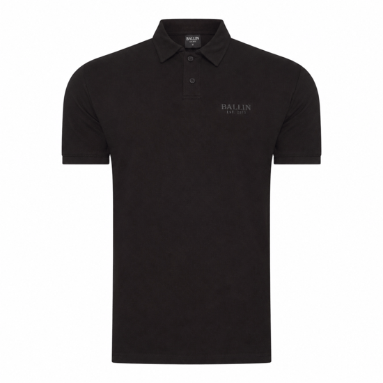 Ballin Est. 2013 Polo SS Pique Polo Zwart - Image 1