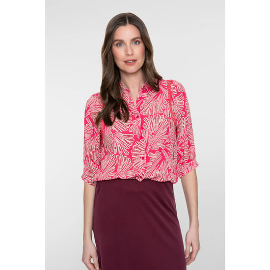 Geisha 63447-20 420 blouse pink/merlot - Image 1