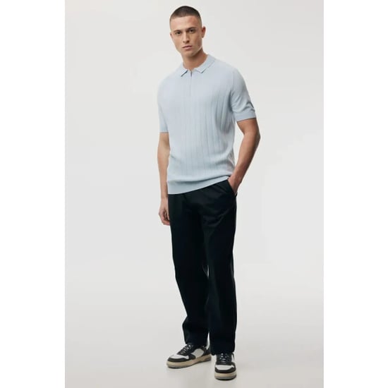 Genti Polo rib zip light - Image 4
