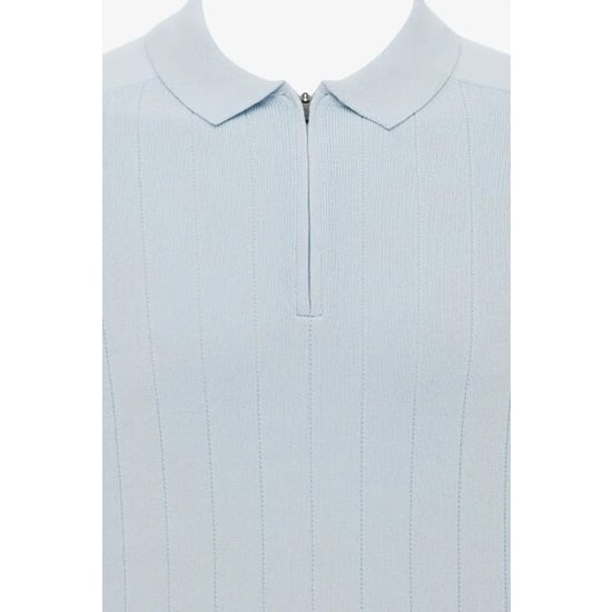 Genti Polo rib zip light - Image 5