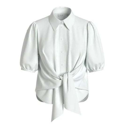 Vila Vitana 24 tie shirt off-white - Image 1