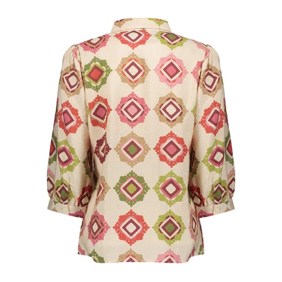 Geisha 63480-20 718 blouse ecru/raspberry/green - Image 2