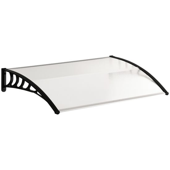 4goodz Deurluifel afdak 89x122x24 cm met uv-, regen- en zonbescherming - Image 1