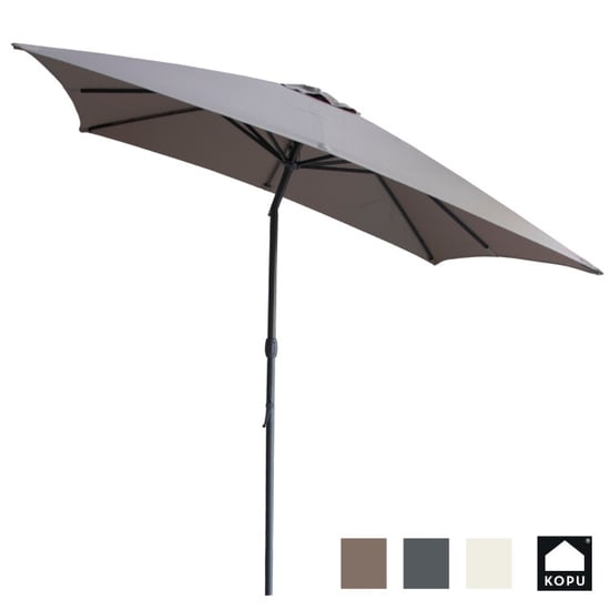 Kopu ® alicante parasol vierkant 230x230 cm met windvanger - - Image 1