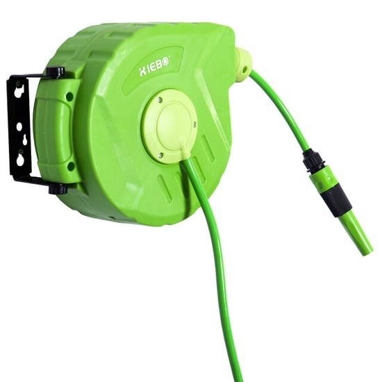 4goodz Wandslangenbox 180 graden draaibare slanghaspel 10 mtr automatische - Image 2