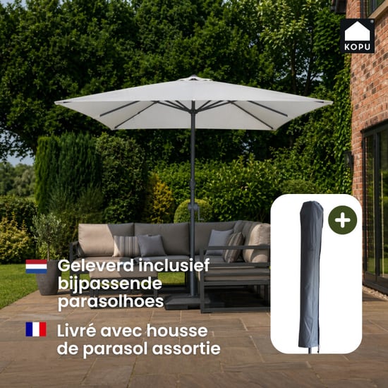 Kopu ® alicante parasol vierkant 230x230 cm met windvanger - - Image 6