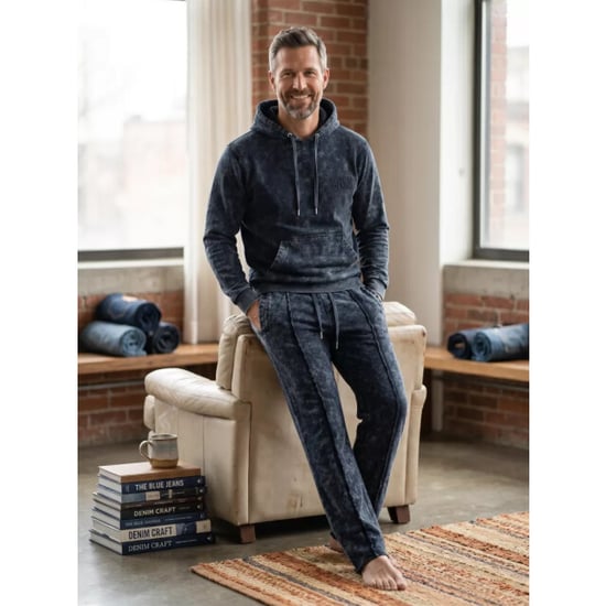 Indigo Denim Denim joggingpak heren donker kylian - Image 6