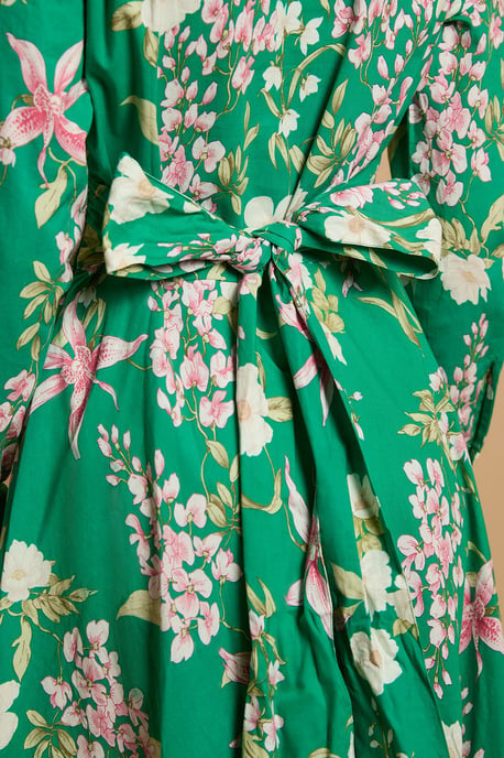 Petite English Rose Garden Shirt Dress - Image 4