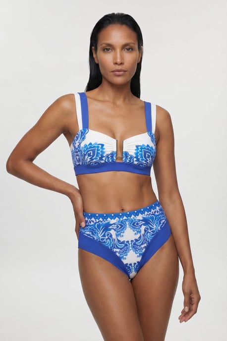 Paisley Print Bikini Top - Image 1