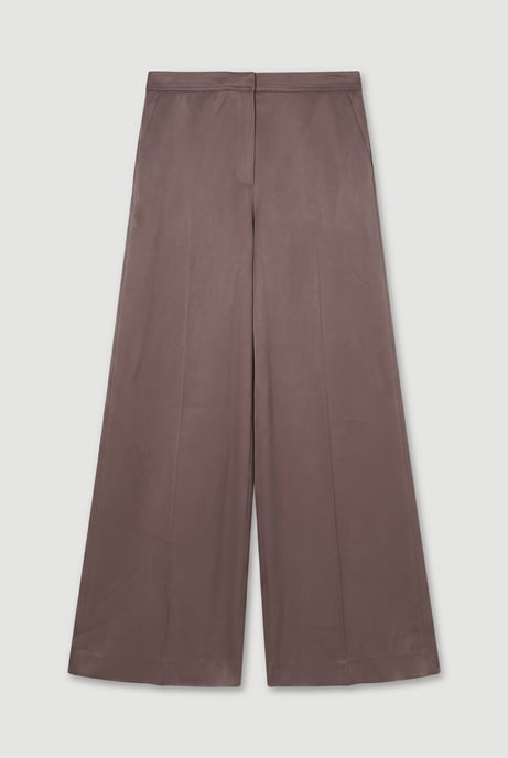 Satin Viscose Tailored Kick Flare Trouser - Image 4