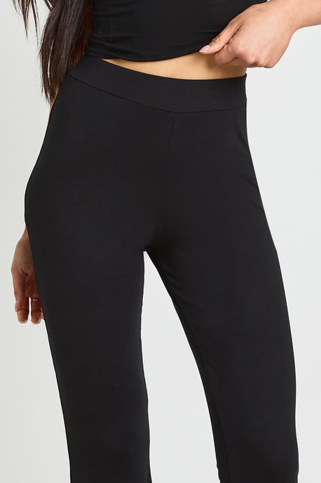 Tall Basic High Waist Fit & Flare Trouser - Image 4
