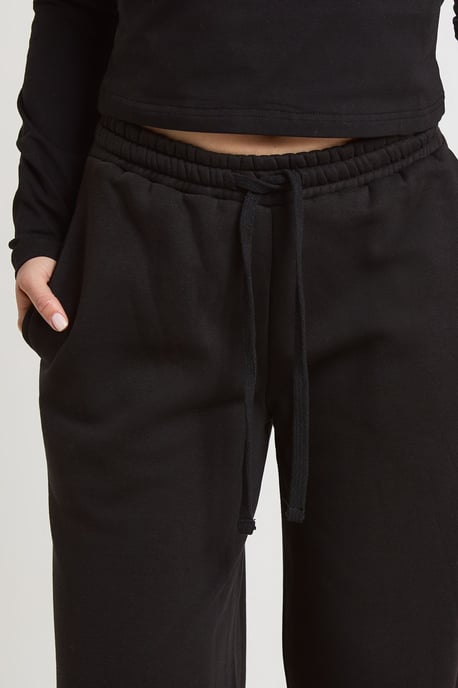 Petite Wrap Front Long Sleeve Top And Straight Leg Jogger Tracksuit - Image 4
