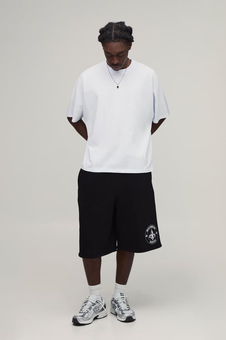 Oversized Fleur Di Lis T-shirt and Jort Set - Image 4