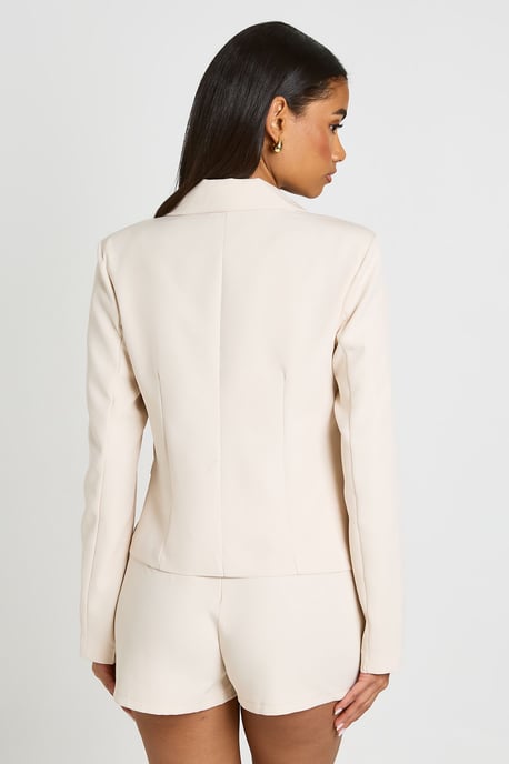Fitted Pocket Detail Blazer - Image 2
