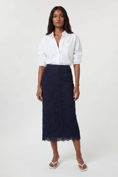 Lace Woven Midi Skirt - Image 1