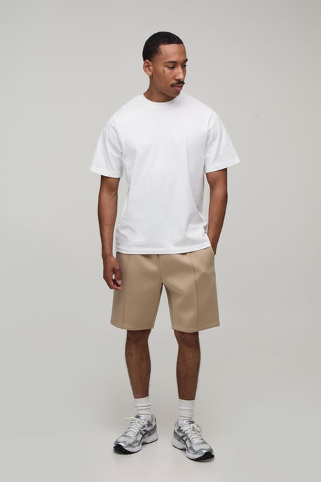 Slim Pintuck Shorts - Image 4