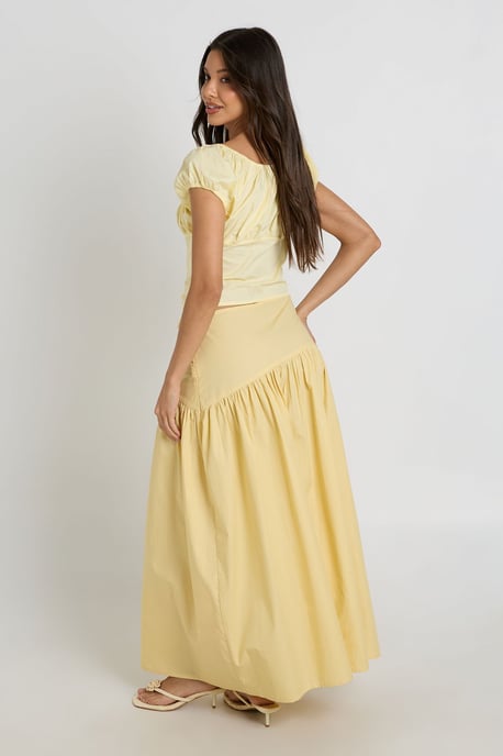 Button Down Puff Sleeve Top - Image 2
